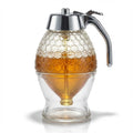 MVCOM® HoneyFlow No-Drip Dispenser - Food-Grade Syrup & Honey Container with Controlled Flow Lever